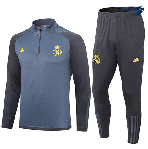 Comprar Fato de Treino Real Madrid Equipamento Azul/Cinza 2023-2024