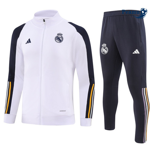 Comprar Casaco de Fato de Treino Real Madrid Equipamento Branco 2023-2024