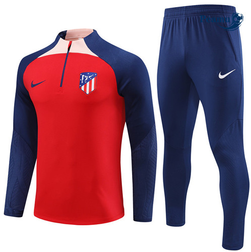 Novo Fato de Treino Atletico Madrid Criancas Equipamento Vermelho 2023-2024