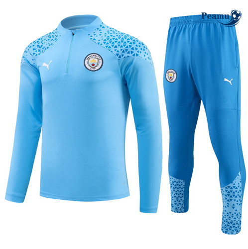 Comprar Fato de Treino Manchester City Criancas Equipamento Azul 2023-2024