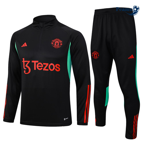 Comprar Fato de Treino Manchester United Criancas Equipamento Preto 2023-2024