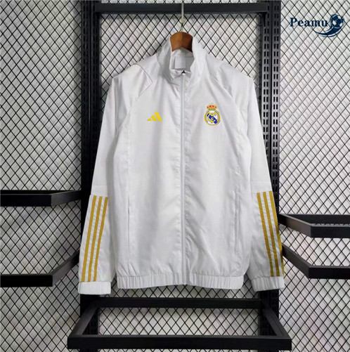 Oferta Windrunner Fato de Treino Real Madrid Equipamento Branco 2023-2024