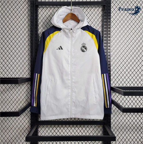 Comprar Windrunner Fato de Treino Real Madrid Equipamento Branco 2023-2024