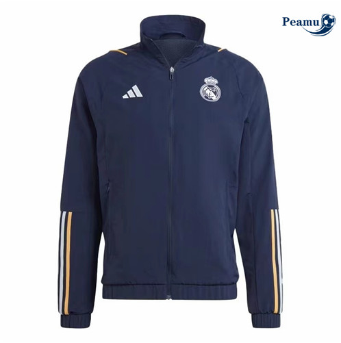 Criar Windrunner Fato de Treino Real Madrid Equipamento Azul Profundo 2023-2024