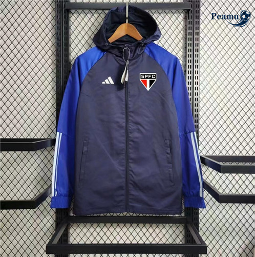 Loja Windrunner Fato de Treino Sao Paulo Equipamento Azul 2023-2024