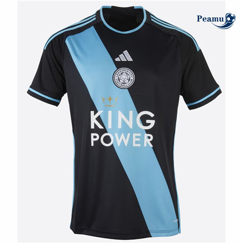 Criar Camisola Futebol Leicester City Alternativa Equipamento Preto 2023-2024