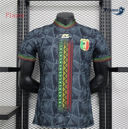 Novo Camisola Futebol Mali Player Version Equipamento Preto 2023-2024