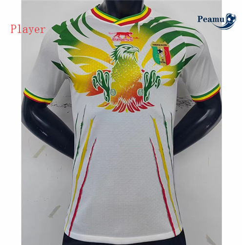 Loja Camisola Futebol Mali Player Version Equipamento Branco 2023-2024