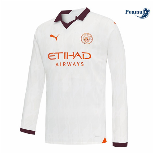 Loja Camisola Futebol Manchester City Terceiro Equipamento Manga Larga 2023-2024