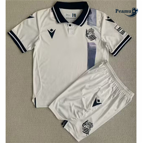 Loja Camisola Futebol Real Sociedad Crianças Alternativa Equipamento 2023-2024