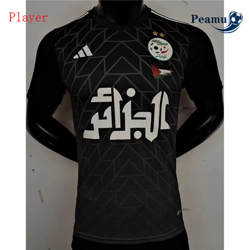 Peamu: Novo Camisola Futebol Argelia Player Version Negro 2023-2024