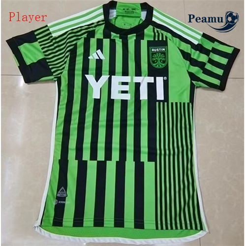 Peamu: Desconto Camisola Futebol Austin Player Version Principal Equipamento Verde 2023-2024