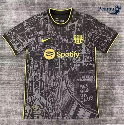 Peamu: Venda Camisola Futebol Barcelona Equipamento Negro 2023-2024