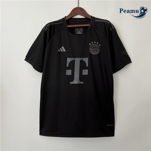 Peamu: Desconto Camisola Futebol Bayern de Munique Equipamento Edição Especial Negro 2023-2024