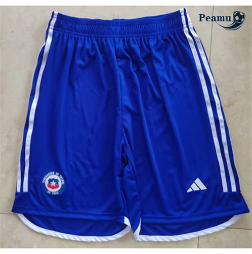 Peamu: Novas Camisola Calcoes Futebol Chile Equipamento Azul 2023-2024