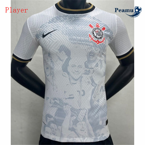 Peamu: Novas Camisola Futebol Corinthians Player Version Principal Equipamento 2023-2024