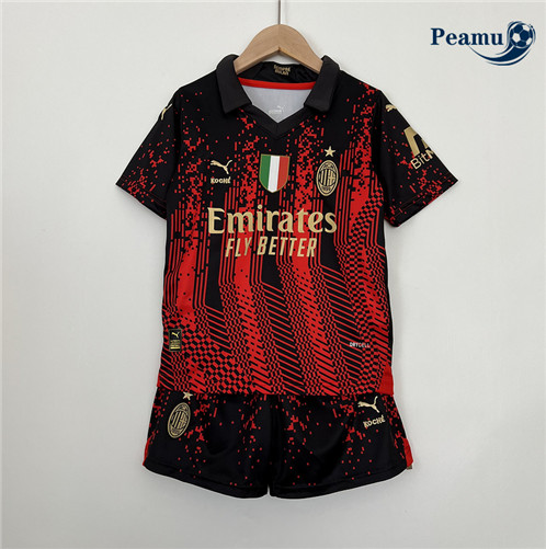 Peamu: Venda Camisola Futebol AC Milan Crianças Terceiro Equipamento 2023-2024