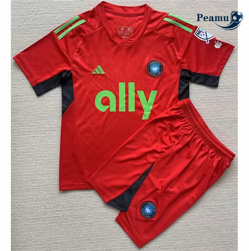 Peamu: Novas Camisola Futebol Charlotte Niño Vermelho 2023-2024