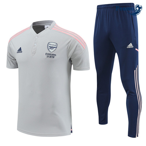 Peamu: Venda Camisola Kit Entrainement Futebol Arsenal + Pantalon Cinzento 2022-2023