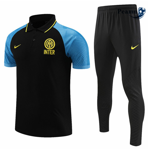 Peamu: Comprar Camisola Kit Entrainement Futebol Inter Milan Polo + Pantalon Preto 2022-2023