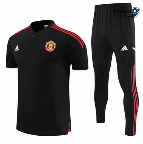 Peamu: Novas Camisola Kit Entrainement Futebol Manchester United + Pantalon Preto 2022-2023