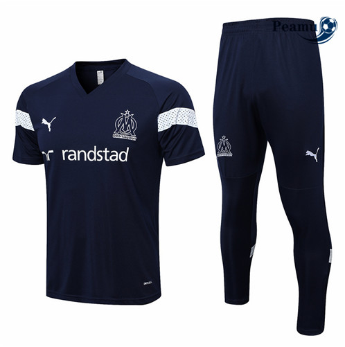 Peamu: Novo Camisola Kit Entrainement Futebol Marsella + Pantalon Azul 2022-2023