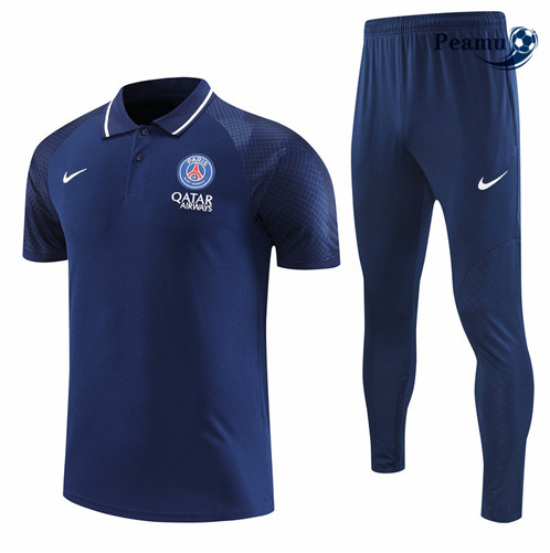 Peamu: Venda Camisola Kit Entrainement Futebol Paris PSG + Pantalon Azul 2022-2023
