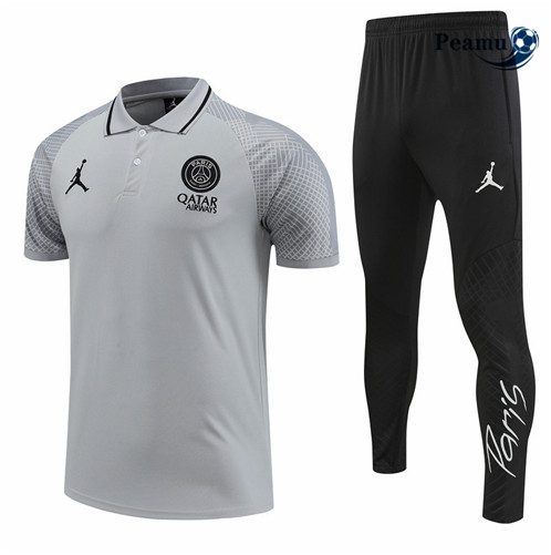 Peamu: Comprar Camisola Kit Entrainement Futebol Paris PSG + Pantalon Cinzento 2022-2023