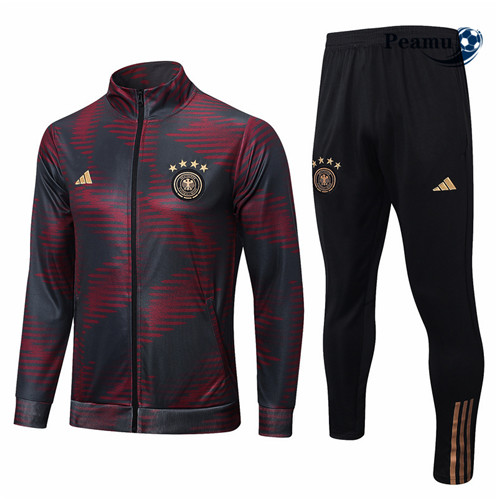 Peamu: Comprar Camisola Futebol Casaco de Fato de Treino Alemanha Vermelho 2022-2023