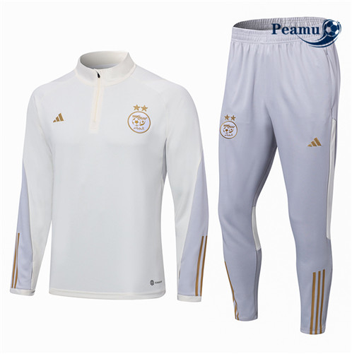 Peamu: Novas Camisola Futebol Fato de Treino Argelia Branco 2022-2023