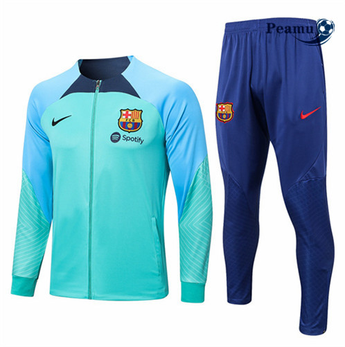 Peamu: Comprar Camisola Futebol Casaco de Fato de Treino Barcelona Azul 2022-2023
