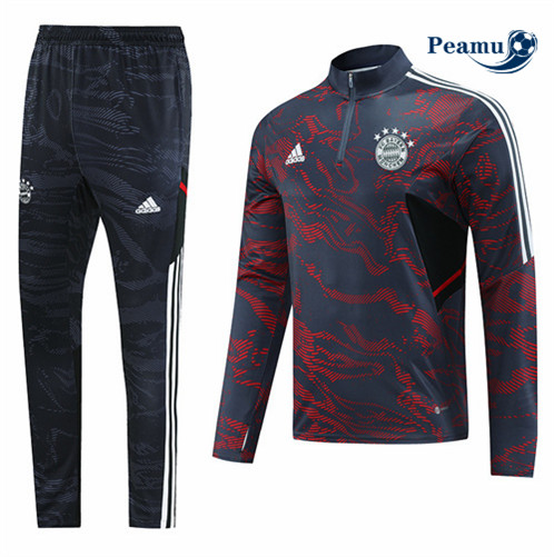 Peamu: Novo Camisola Futebol Fato de Treino Bayern de Munique Cinzento 2022-2023