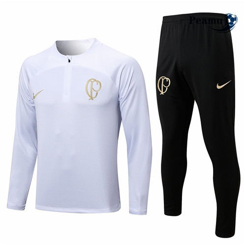 Peamu: Novas Camisola Futebol Fato de Treino Corinthians Branco 2023-2024