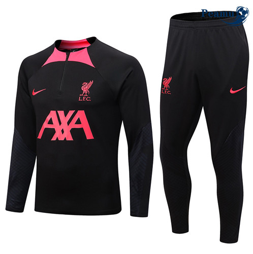 Peamu: Novo Camisola Futebol Fato de Treino Liverpool Preto 2022-2023