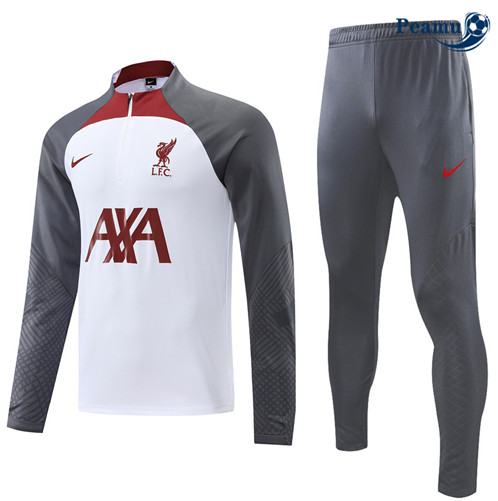 Peamu: Comprar Camisola Futebol Fato de Treino Liverpool Branco 2022-2023