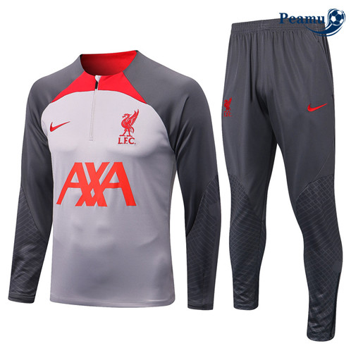Peamu: Novas Camisola Futebol Fato de Treino Liverpool Branco 2022-2023