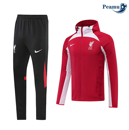 Peamu: Comprar Camisola Futebol Windrunner Fato de Treino Liverpool Vermelho 2022-2023