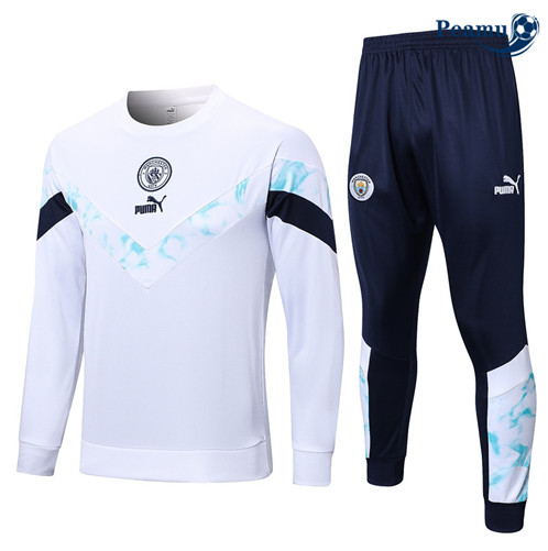 Peamu: Venda Camisola Futebol Fato de Treino Manchester City Branco 2022-2023