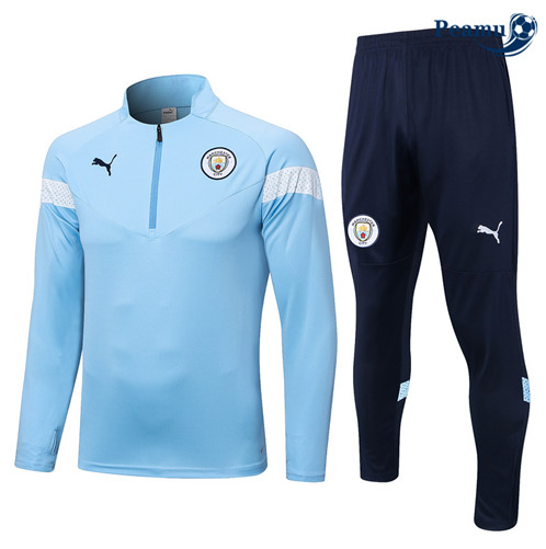 Peamu: Desconto Camisola Futebol Fato de Treino Manchester City Azul 2022-2023