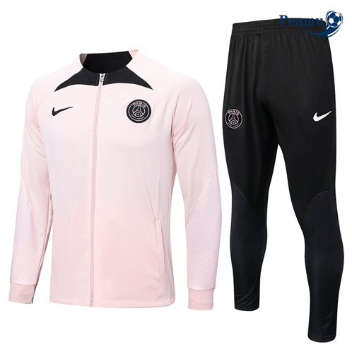 Peamu: Desconto Camisola Futebol Casaco de Fato de Treino Paris PSG Rosa 2022-2023