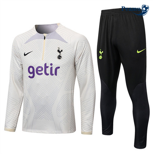 Peamu: Novo Camisola Futebol Fato de Treino Tottenham Hotspur Branco 2022-2023