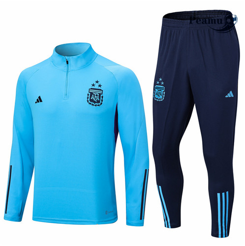 Peamu: Promoção Camisola Futebol Fato de Treino Argentina Criancas Azul 2022-2023