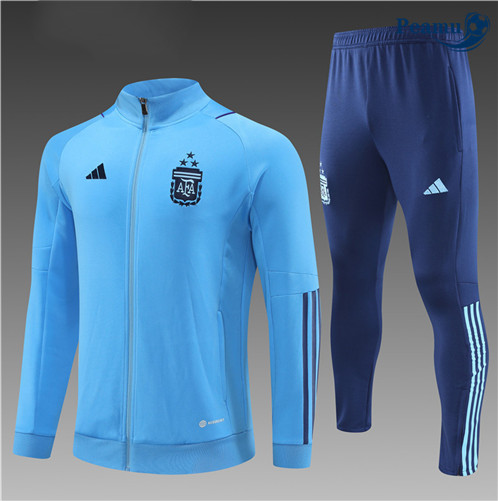 Peamu: Novas Camisola Futebol Casaco de Fato de Treino Argentina Criancas Azul 2022-2023