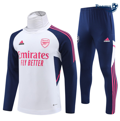 Peamu: Novas Camisola Futebol Fato de Treino Arsenal Criancas Branco 2022-2023