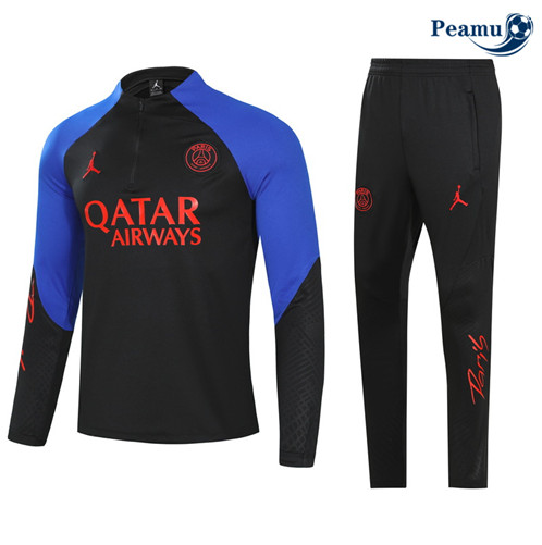 Peamu: Desconto Camisola Futebol Fato de Treino Paris PSG Criancas Preto 2022-2023