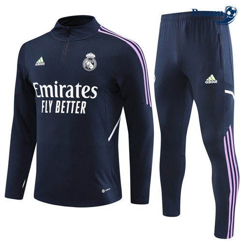 Peamu: Venda Camisola Futebol Fato de Treino Real Madrid Criancas Azul 2022-2023
