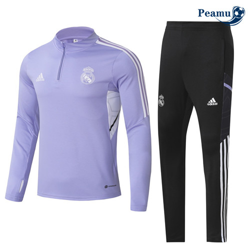 Peamu: Comprar Camisola Futebol Fato de Treino Real Madrid Criancas Roxo 2022-2023