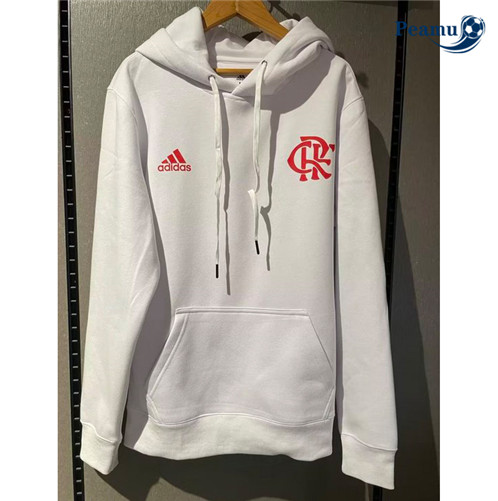 Peamu: Comprar Camisola Futebol Sweat de Fato de Treino Flamengo Branco 2022-2023