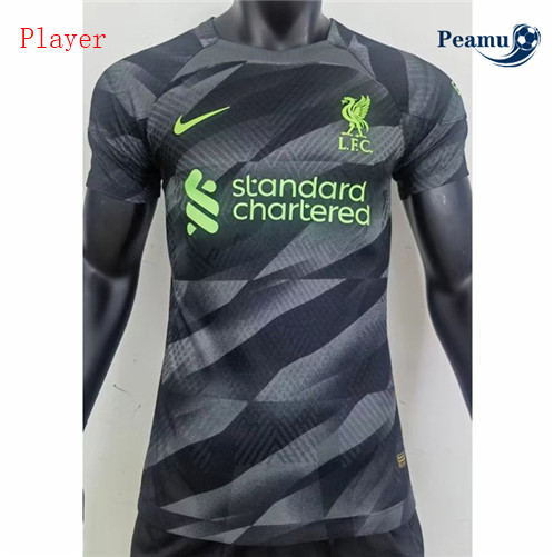 Peamu: Novo Camisola Futebol Liverpool Player Version Porter Cinzento 2023-2024