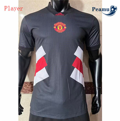 Peamu: Novo Camisola Futebol Manchester United Player Version spéciale Negro 2023-2024